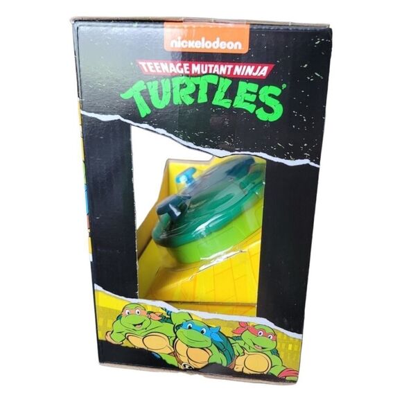 Nickelodeon Teenage Mutant Ninja Turtles Leonardo Microshell Race Car TMNT RC - Picture 4 of 6